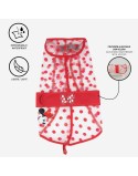 Gabardina para Cães Minnie Mouse Vermelho M