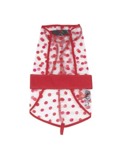 Gabardina para Cães Minnie Mouse Vermelho M