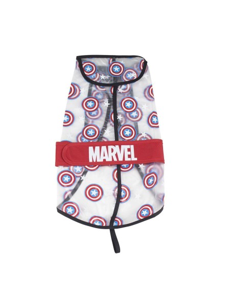Gabardina para Cães The Avengers Vermelho Transparente M