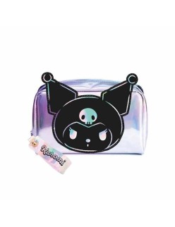 Nécessaire Infantil Hello Kitty Kuromi  Lilás 18,0 x 11,0 x 8,5 cm