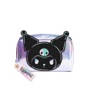 Nécessaire Infantil Hello Kitty Kuromi  Lilás 18,0 x 11,0 x 8,5 cm