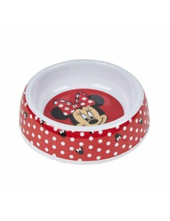 Comedouro para Cão Minnie Mouse Vermelho