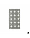 Alfombrilla Antideslizante para Ducha Gris PVC 68 x 36 x 1 cm (6 Unidades)