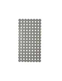 Alfombrilla Antideslizante para Ducha Gris PVC 68 x 36 x 1 cm (6 Unidades)