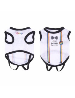 Dog T-shirt Disney Pride White