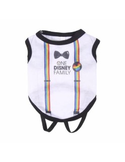 Dog T-shirt Disney Pride White