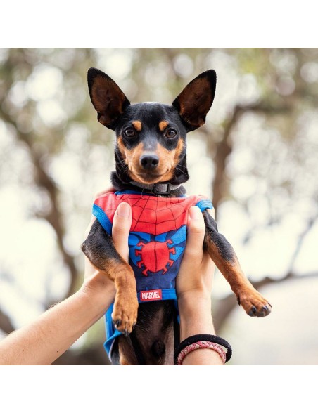 T-shirt para Cães Spider-Man Vermelho