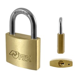 Cadeado com chave Ferrestock 40 mm