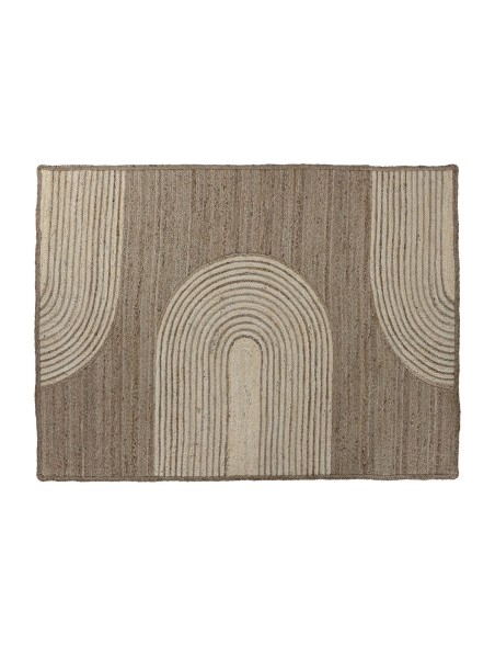 Teppich Home ESPRIT Beige natürlich Boho 160 x 230 x 1 cm