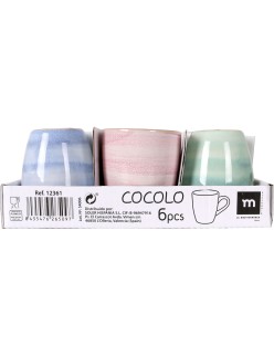 Tazza di caffè e tè La Mediterránea Cocolo 90 ml (36 Unità)