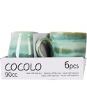 Tazza di caffè e tè La Mediterránea Cocolo 90 ml (36 Unità)