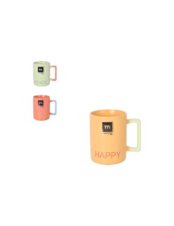 Tazza di caffè e tè La Mediterránea Love & Peace 90 ml (36 Unità)