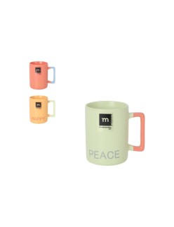 Tazza di caffè e tè La Mediterránea Love & Peace 180 ml (36 Unità)