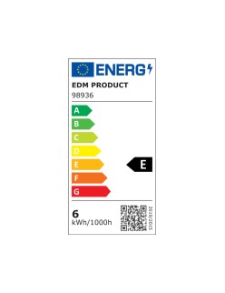 Lampadina LED EDM 98936 E 5,5 W 6 W 60 W B15D 700 lm Ø 1,7 x 5,7 cm (6400 K)