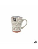 Tasse mug La Mediterránea Almudena Gris 330 ml (36 Unités)