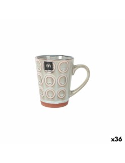 Caneca La Mediterránea Almudena Cinzento 330 ml (36 Unidades)