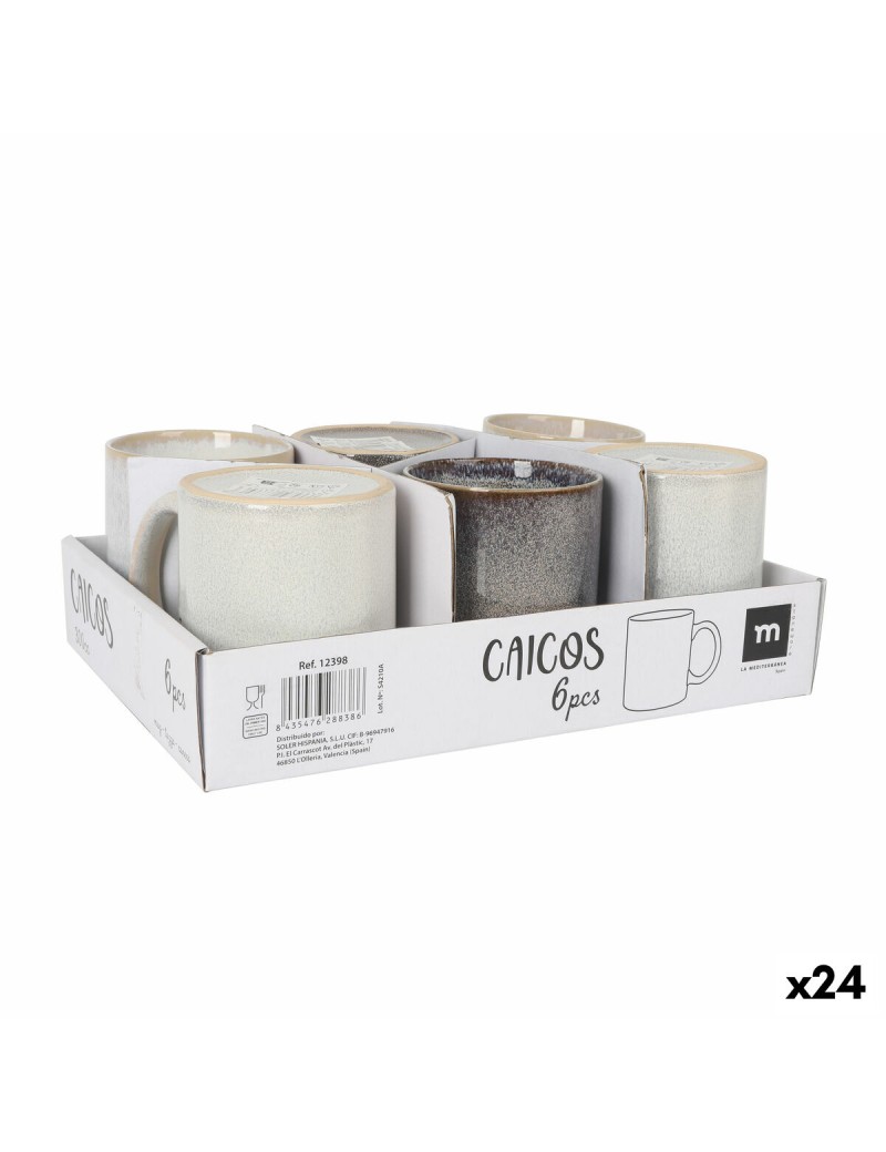 Taza Mug La Mediterránea Caicos Rectangular 300 ml (24 Unidades)