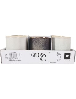 Caneca La Mediterránea Caicos Retangular 300 ml (24 Unidades)