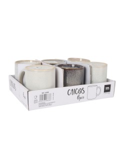 Mug La Mediterránea Caicos Rectangular 300 ml (24 Units)