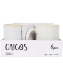 Caneca La Mediterránea Caicos Retangular 300 ml (24 Unidades)