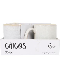 Caneca La Mediterránea Caicos Retangular 300 ml (24 Unidades)