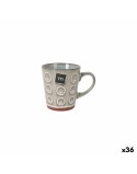 Tasse mug La Mediterránea Almudena Gris 200 ml (36 Unités)