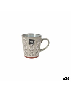 Caneca La Mediterránea Almudena Cinzento 200 ml (36 Unidades)