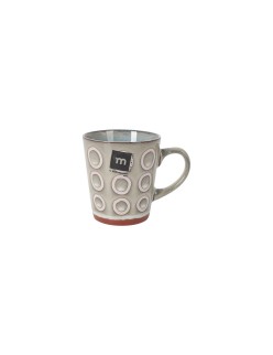 Tasse mug La Mediterránea Almudena Gris 200 ml (36 Unités)