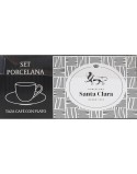 Tazza con Piatto Santa Clara 90 ml (6 Unità)