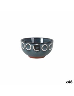 Ciotola La Mediterránea Almudena Azzurro Ø 11 cm (48 Unità)