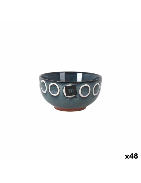 Bol La Mediterránea Almudena Azul Ø 11 cm (48 Unidades)