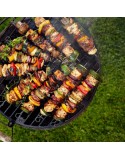 Barbecue Skewer Set Algon Metal 35 cm 12 Pieces (24 Units)