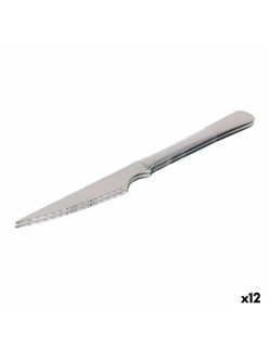 Set de Cuchillos para Carne Quttin Classic Plateado Acero Inoxidable 21,5 x 1,9 cm 2 Piezas (12 Unidades)