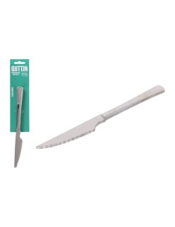 Set de Cuchillos para Carne Quttin Madrid Plateado Acero Inoxidable 21 x 2 x 0,5 cm 2 Piezas (12 Unidades)