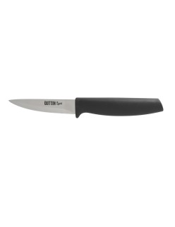 Coltello Spelucchino Quttin Laos Nero Argentato Acciaio inossidabile 8,5 cm (36 Unità)