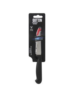 Coltello Spelucchino Quttin Laser Nero Argentato Acciaio inossidabile 8,5 cm (36 Unità)