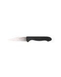 Set di Coltelli per Pelare Cuyfor Nero Argentato Acciaio inossidabile 7,5 cm 6 Pezzi (24 Unità)