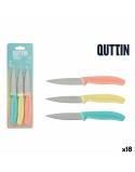 Set di Coltelli per Pelare Quttin Basic Multicolore Acciaio inossidabile 9 cm 3 Pezzi (18 Unità)