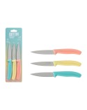Set di Coltelli per Pelare Quttin Basic Multicolore Acciaio inossidabile 9 cm 3 Pezzi (18 Unità)