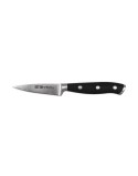 Coltello Spelucchino Quttin Bull Nero Argentato Acciaio inossidabile 9 cm (4 Unità)