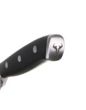 Coltello Spelucchino Quttin Bull Nero Argentato Acciaio inossidabile 9 cm (4 Unità)