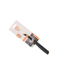 Coltello Spelucchino MasterChef Nero Argentato Acciaio inossidabile 7,5 cm (24 Unità)