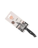 Coltello Spelucchino MasterChef Nero Argentato Acciaio inossidabile 7 cm (24 Unità)