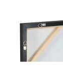 Painting Home ESPRIT Brown Black Green Abstract Urban 80 x 4 x 80 cm (2 Units)