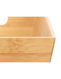 Cestino Multiuso Kinvara B7656-2515 Naturale Bambù 15 x 29 x 8,5 cm Con manici (12 Unità)