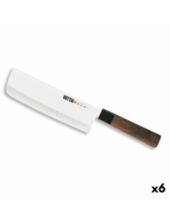 Coltello da Cucina Quttin Takamura Marrone Argentato 17 cm (6 Unità)