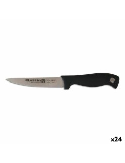 Coltello da Cucina Quttin Dynamic Nero Argentato 11 cm (24 Unità)