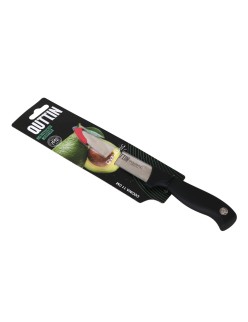 Coltello da Cucina Quttin Dynamic Nero Argentato 11 cm (24 Unità)