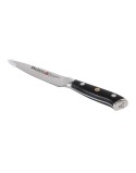 Cuchillo de Cocina Quttin Damaskus Negro Plateado 12 cm (2 Unidades)