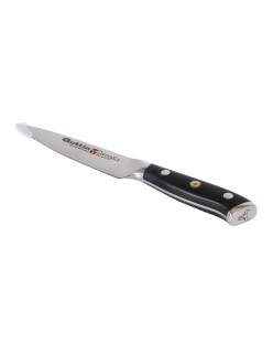 Cuchillo de Cocina Quttin Damaskus Negro Plateado 12 cm (2 Unidades)